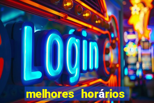 melhores horários para jogar fortune tiger