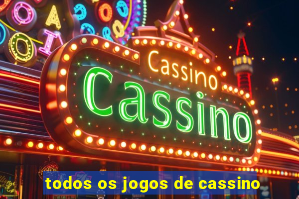 todos os jogos de cassino