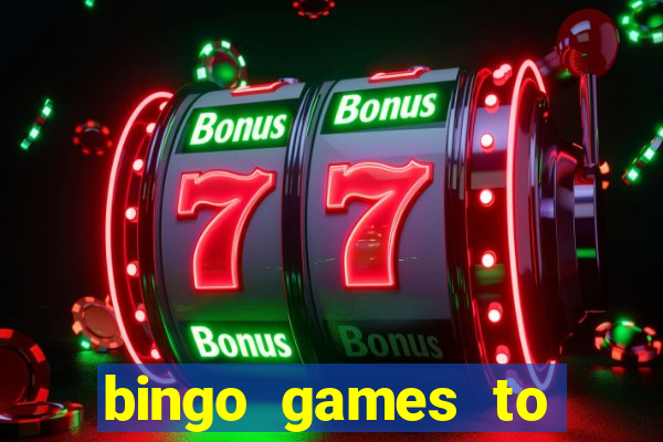 bingo games to play at home