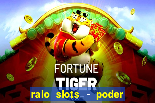 raio slots - poder de zéus