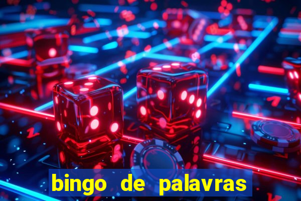 bingo de palavras para o 4 ano