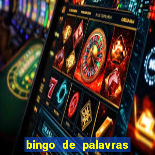 bingo de palavras para o 4 ano