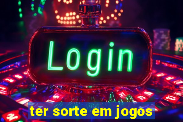 ter sorte em jogos