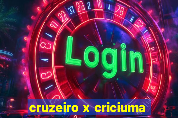 cruzeiro x criciuma