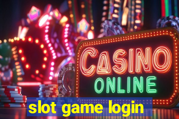 slot game login