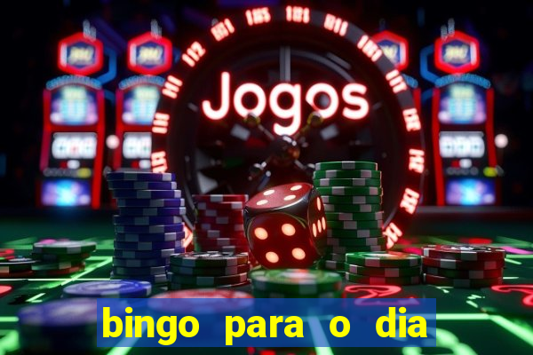 bingo para o dia do estudante