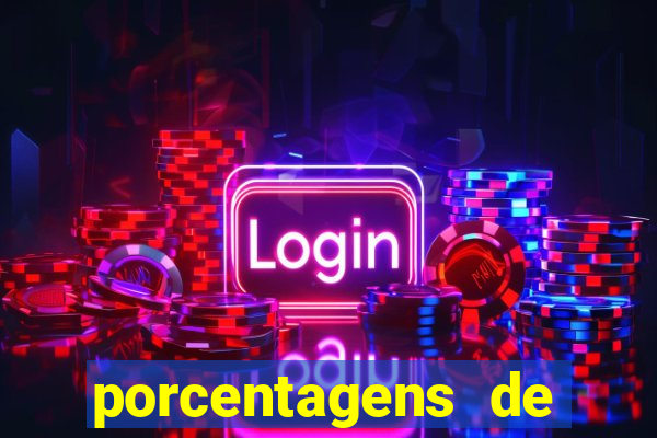 porcentagens de jogos pagantes