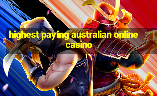 highest paying australian online casino