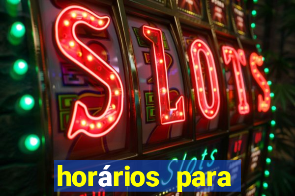 horários para jogar fortune rabbit