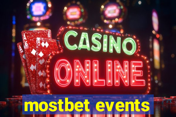 mostbet events