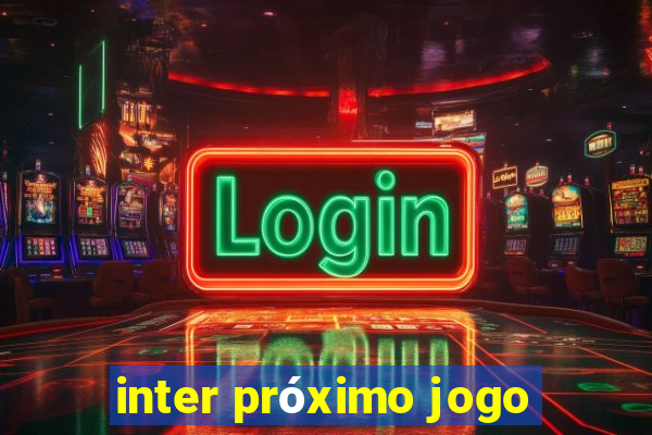 inter próximo jogo