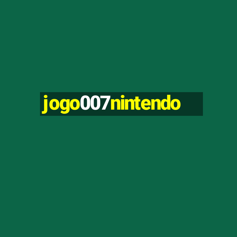 jogo007nintendo