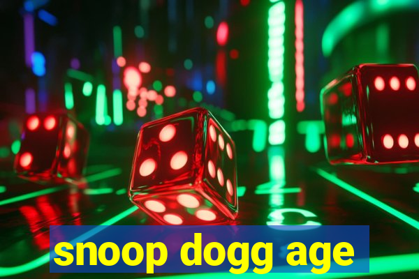 snoop dogg age