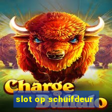 slot op schuifdeur