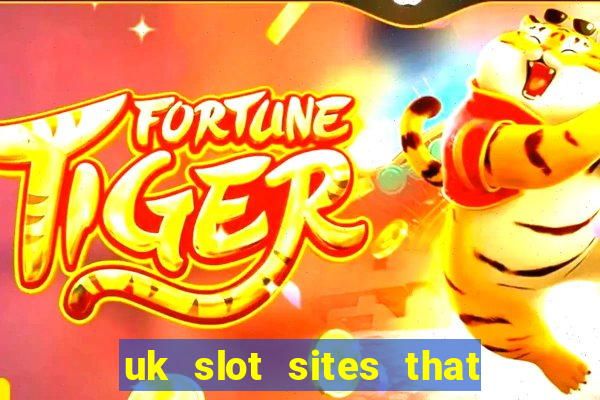 uk slot sites that accept paypal