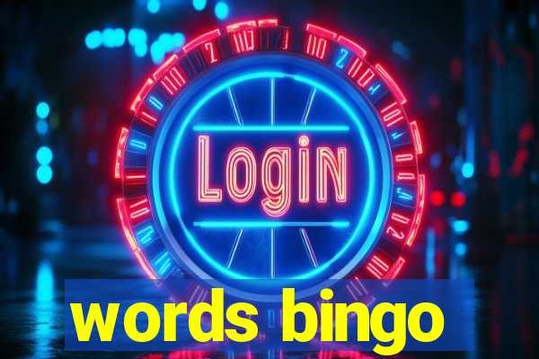 words bingo