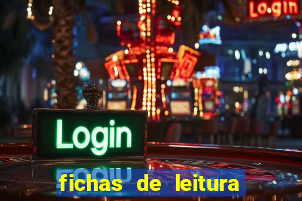 fichas de leitura pdf grátis