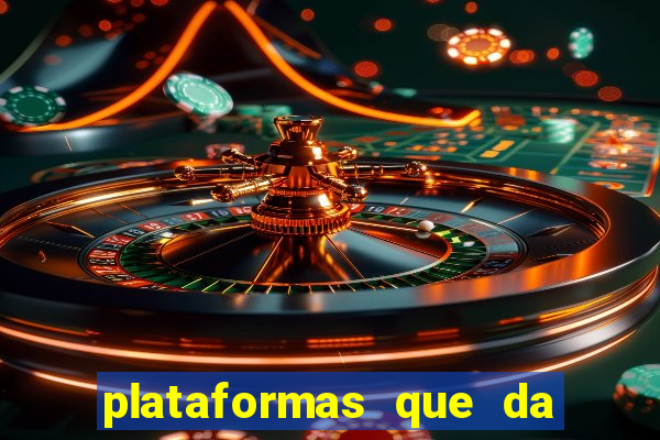 plataformas que da bonus de cadastro