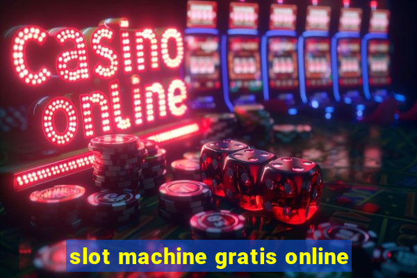 slot machine gratis online