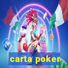 carta poker