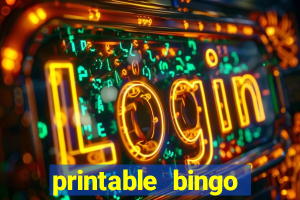 printable bingo card generator