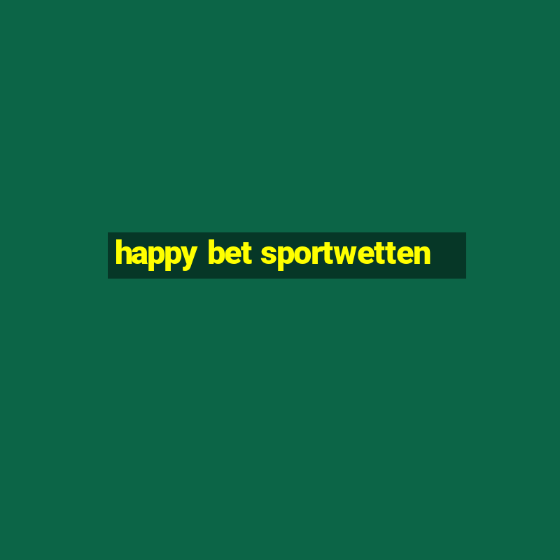 happy bet sportwetten