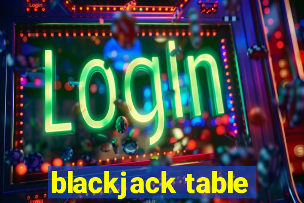 blackjack table