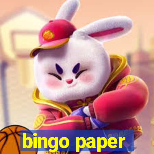 bingo paper