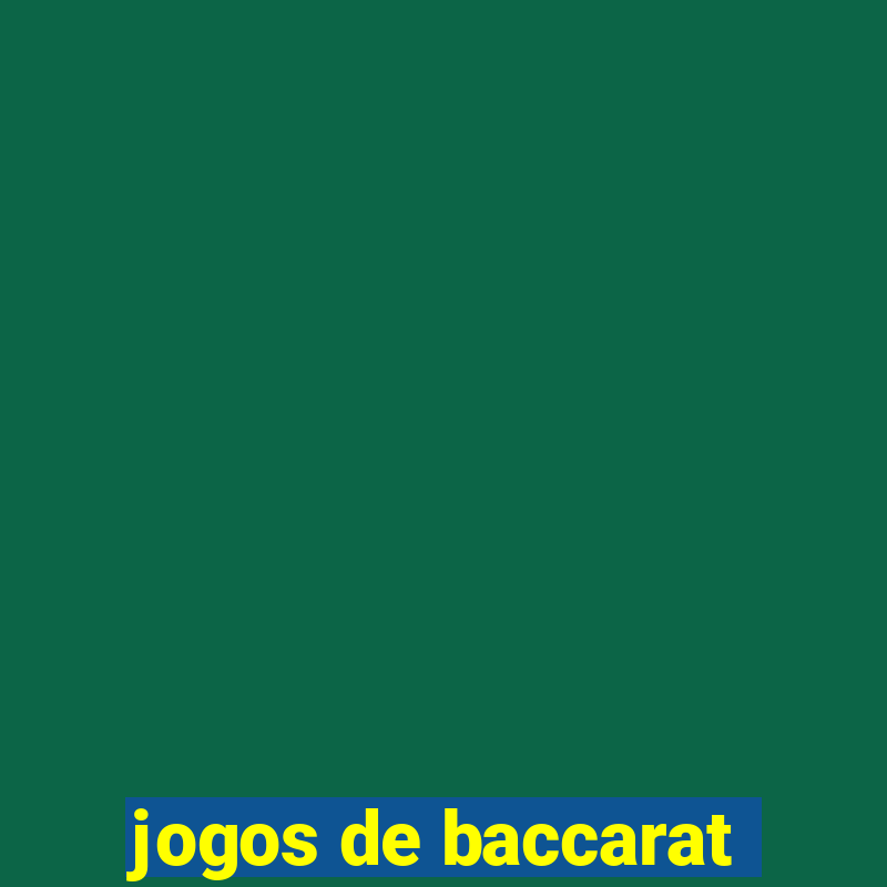 jogos de baccarat