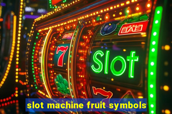 slot machine fruit symbols