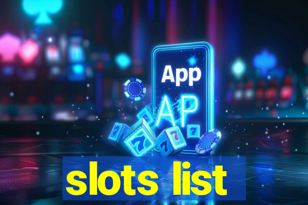 slots list