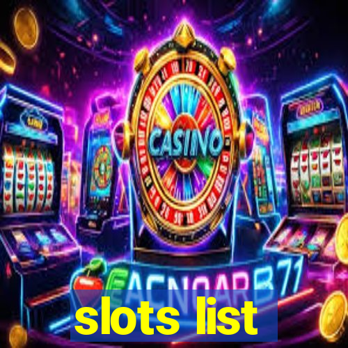 slots list