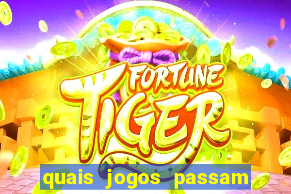 quais jogos passam no sportv