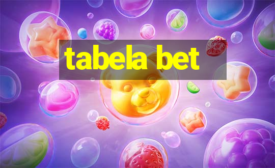 tabela bet