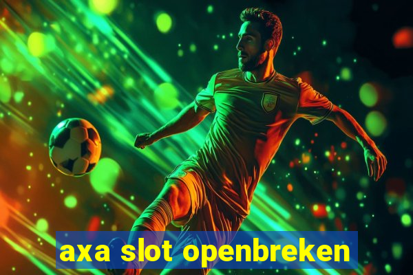 axa slot openbreken