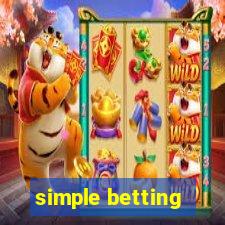 simple betting