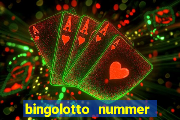 bingolotto nummer ettans bingo