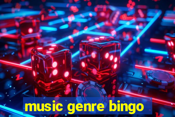 music genre bingo