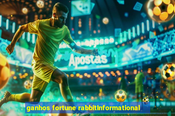 ganhos fortune rabbitInformational