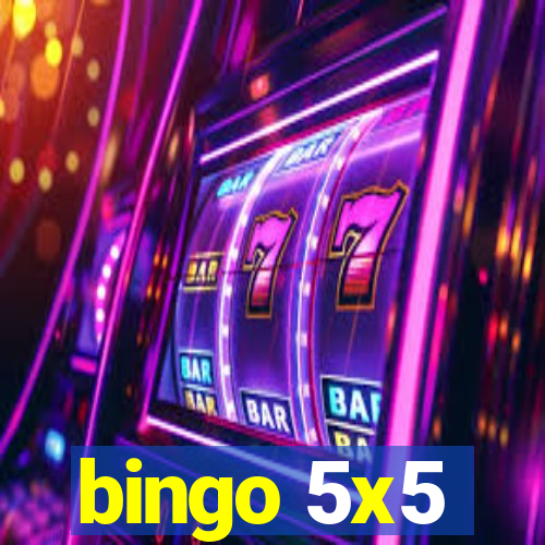 bingo 5x5