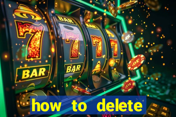 how to delete account in bingo plus