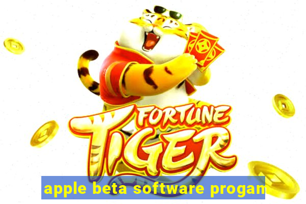 apple beta software progam