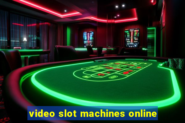 video slot machines online