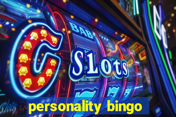 personality bingo