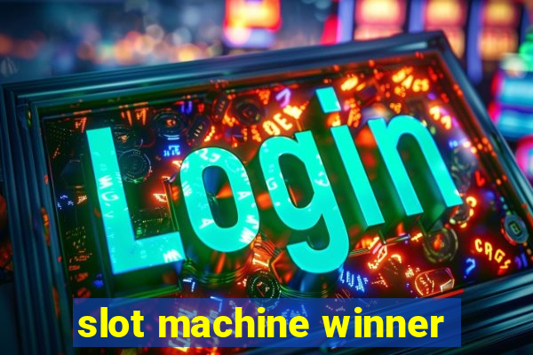 slot machine winner