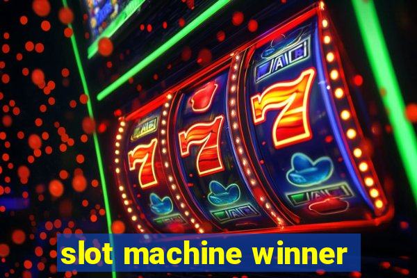 slot machine winner