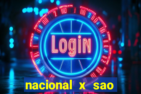 nacional x sao paulo palpites