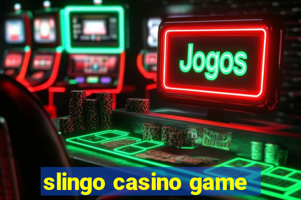 slingo casino game