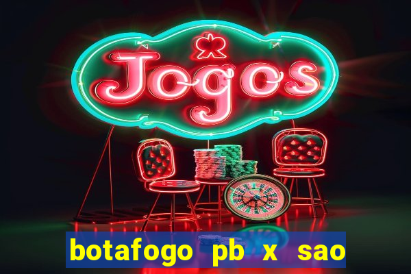 botafogo pb x sao jose palpite