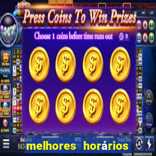 melhores horários para ganhar no fortune tiger